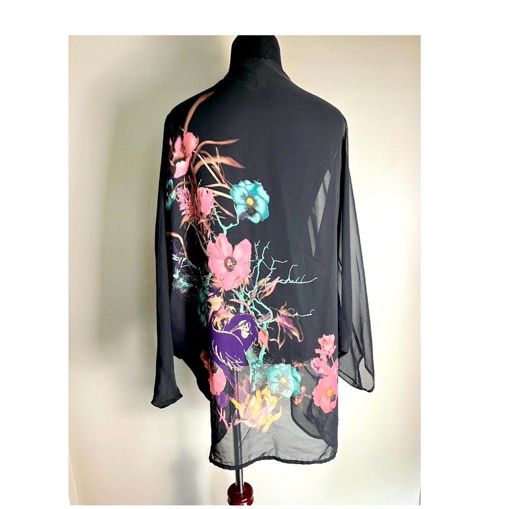 Bisou Bisou floral, print kimono